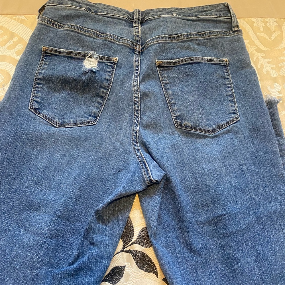 Universal Thread Ripped Skinny Jeans - Blue - Picture 2 of 2